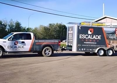 Escalade truck and trailer